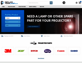 replaceyourlamp.co.uk screenshot