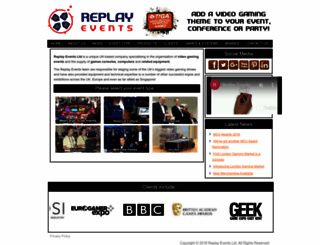 replayevents.com screenshot