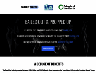 report.bailoutwatch.org screenshot
