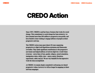 report.credoaction.com screenshot