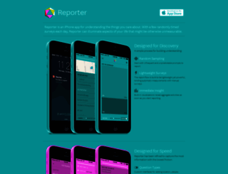 reporter-app.com screenshot