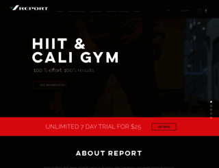 reportfitness.com screenshot