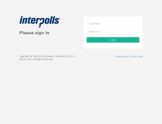 reporting.interpolls.com screenshot