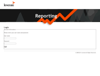 reporting.leverate.com screenshot