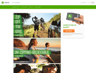 reporting.zipcar.com screenshot