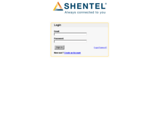 reports.shentel.net screenshot