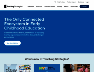 reports.teachingstrategies.com screenshot