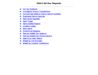 reports.uhls.org screenshot