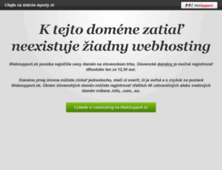 reporty.sk screenshot