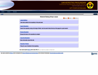 repository.unpas.ac.id screenshot