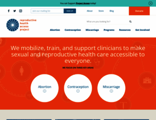 reproductiveaccess.org screenshot