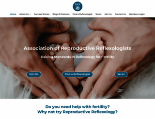 reproductivereflexologists.co.uk screenshot