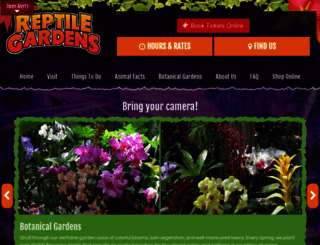 reptile-gardens.com screenshot