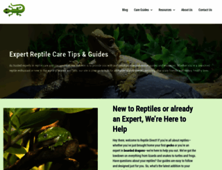 reptiledirect.com screenshot
