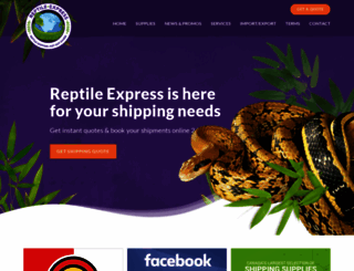 reptileexpress.com screenshot