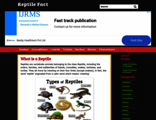 reptilefact.com screenshot
