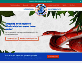 reptileinternational.com screenshot
