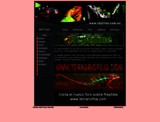 reptiles.com.es screenshot