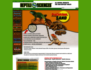 reptilesciences.com screenshot