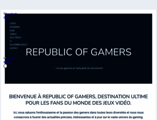 republic-of-gamers.fr screenshot