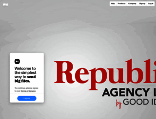 republic.wetransfer.com screenshot