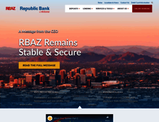 republicbankaz.com screenshot