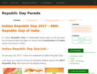 republicdayparade.com screenshot