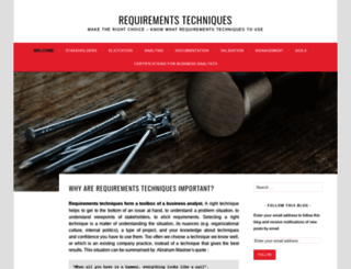 requirementstechniques.wordpress.com screenshot