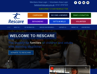 rescare.org.uk screenshot