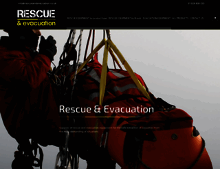 rescueandevacuation.co.uk screenshot