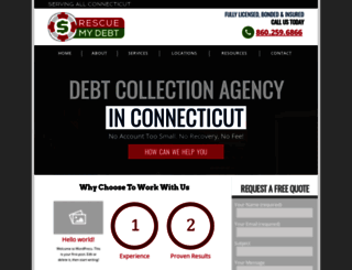 rescuemydebt.com screenshot