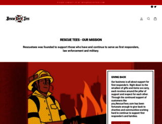 rescuetees.com screenshot