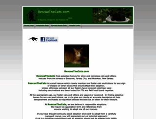 rescuethecats.com screenshot