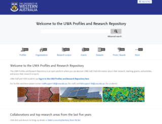 research-repository.uwa.edu.au screenshot