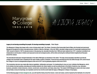 research.marygrove.edu screenshot