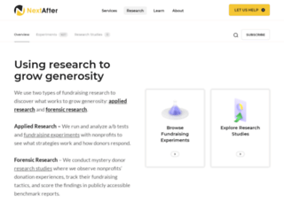 research.nextafter.com screenshot