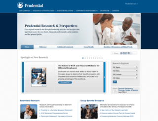 research.prudential.com screenshot
