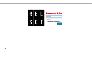 research.relsci.com screenshot