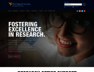 research.wvu.edu screenshot