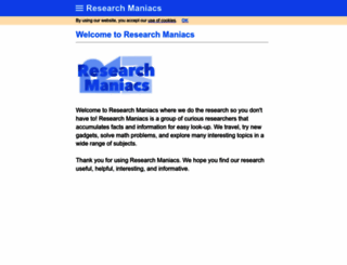 researchmaniacs.com screenshot