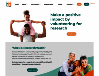 researchmatch.org screenshot