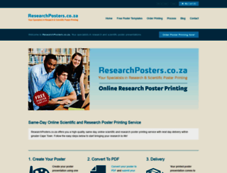 researchposters.co.za screenshot