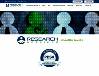 researchservicesllc.com screenshot