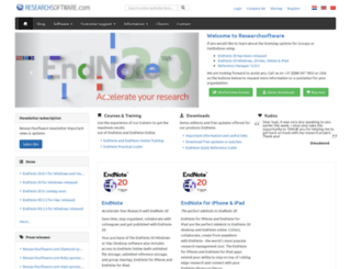 researchsoftware.com screenshot