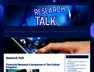 researchtalk.co.uk screenshot