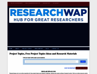 researchwap.com screenshot