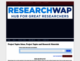 researchwap.net screenshot