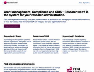 researchweb.org screenshot