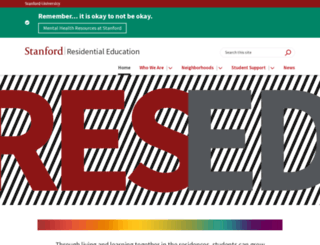 resed.stanford.edu screenshot