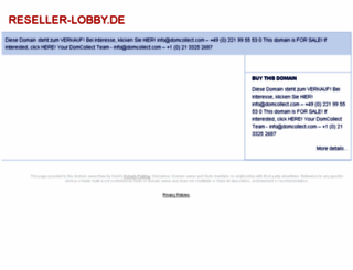 reseller-lobby.de screenshot